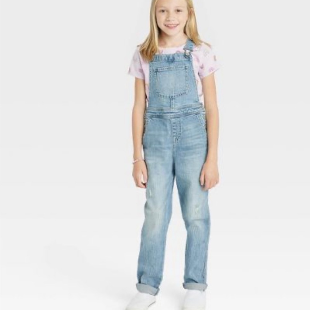 Girls cat and Jack overalls